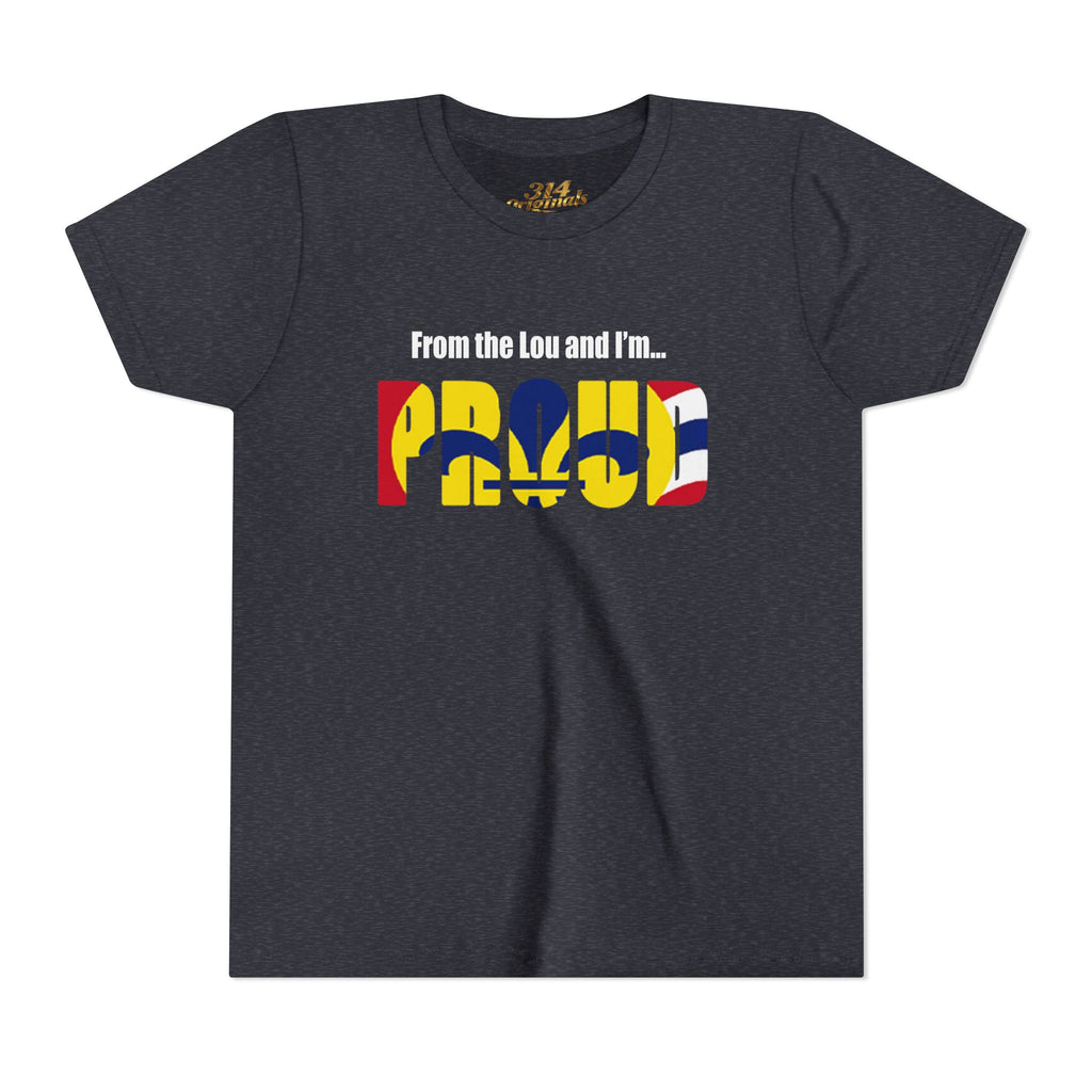 "From the Lou and I'm... Proud" St. Louis Flag Kids Shirt