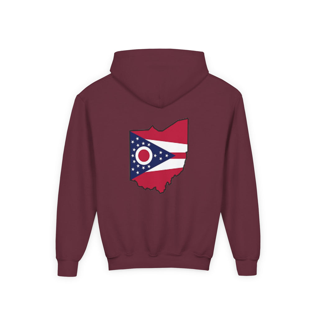 Youngstown Ohio Flag Hoodie — Youth USA Map Pullover - 314 Originals