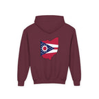 Youngstown Ohio Flag Hoodie — Youth USA Map Pullover - 314 Originals
