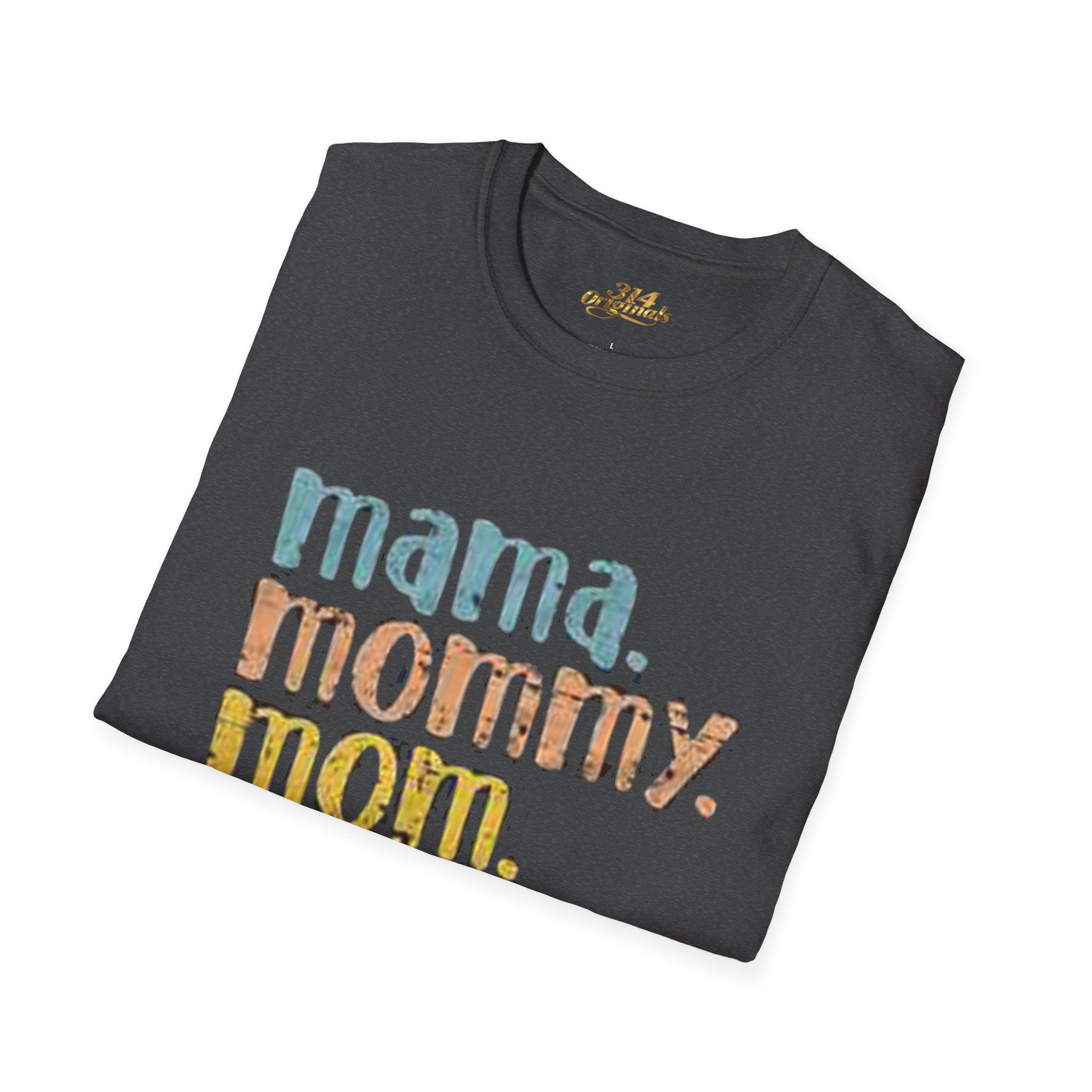 Mama Mommy Mom Bruh T-Shirt – Funny Retro Mom Graphic Tee Printify T-Shirt  314 Originals