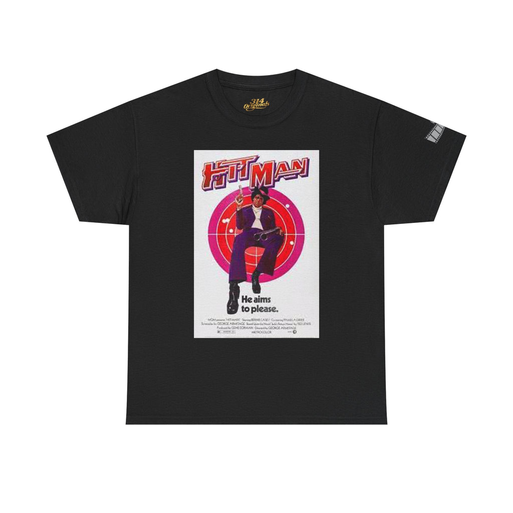 'Hit Man' Movie Poster Design (He aims to please) Printify T-Shirt  314 Originals