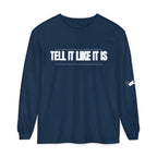 Tell It Like It Is Long Sleeve Tee — "No Scripts... No Filters... No Bullsh*t" Statement Shirt Printify Long-sleeve  314 Originals