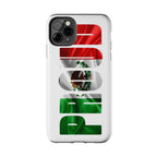 Mexico Pride Tough Phone Case — Mexican Flag Vertical 'PRIDE' Design Printify Phone Case  314 Originals