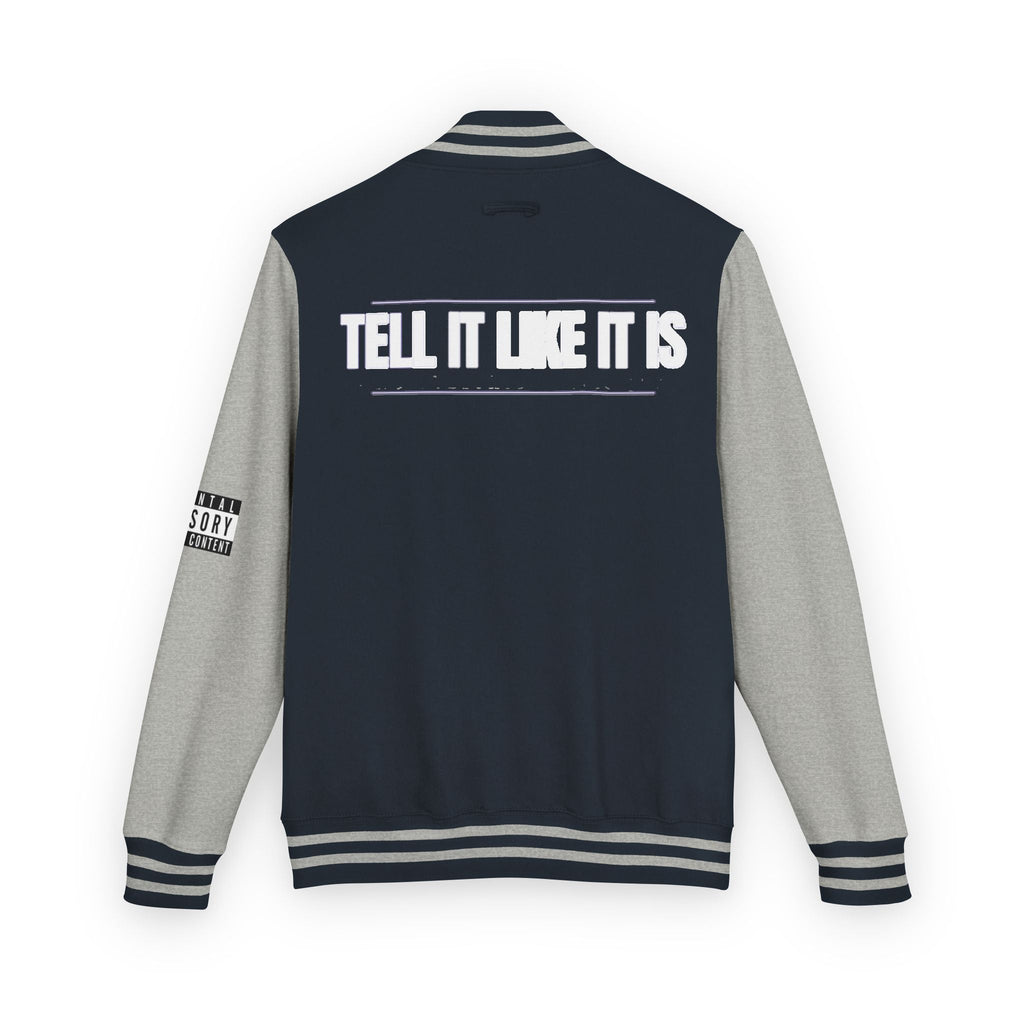 Tell It Like It Is Letterman Jacket Printify Outerwear  314 Originals
