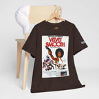Velvet Smooth Retro Movie Poster Tee — Vintage Blaxploitation Graphic T-Shirt Printify T-Shirt  314 Originals