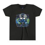 "Nerds Rule the World" Graphic Youth Girls Tee Shirt