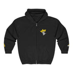 King's Gear Zip Hoodie — Full‑Zip with Gold Crown Emblem - 314 Originals
