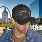 Embroidered "St. Louis" Closed-Back Structured Cap — Baseball Hat with 314 Retro Logo
