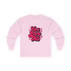 You Love Me Long Sleeve Tee — Valentine's Retro Heart Graphic - 314 Originals