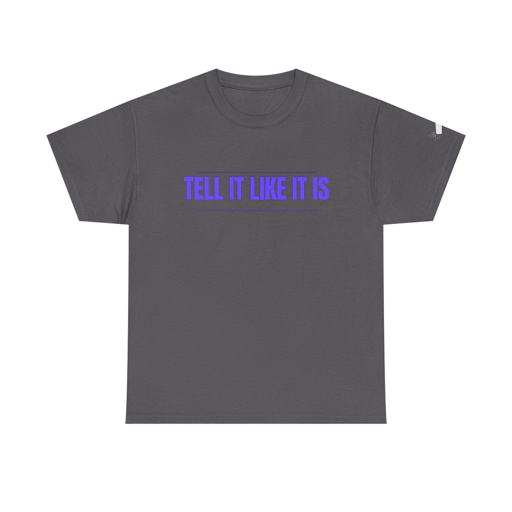 Tell It Like It Is Podcast — Bold Statement Graphic T‑Shirt ("No Scripts… No Filters… No Bullsh*t") Printify T-Shirt  314 Originals