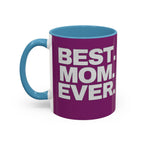 Best. Mom. Ever. Purple Accent Coffee Mug Printify Mug  314 Originals
