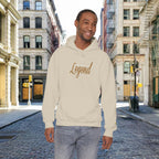 Legend Script Hoodie-Cozy Pullover with Gold Text - 314 Originals