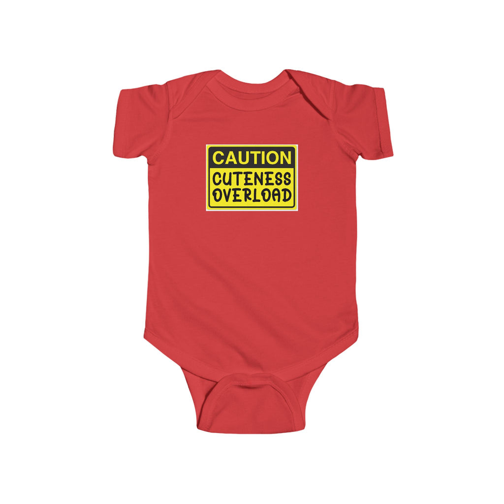 Baby Bodysuit – "Caution Cuteness Overload" Infant Onesie (314 Originals Back Logo) - 314 Originals