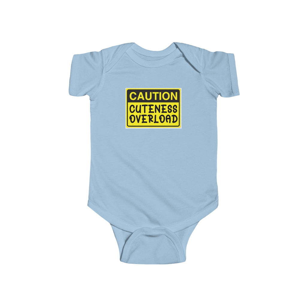 Baby Bodysuit – "Caution Cuteness Overload" Infant Onesie (314 Originals Back Logo) - 314 Originals