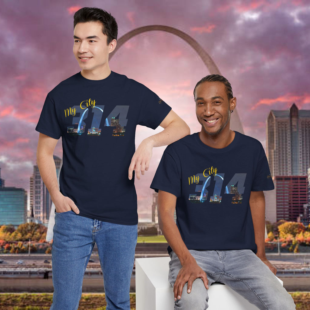 314 City Skyline T‑Shirt — St. Louis Area Code Tee - 314 Originals