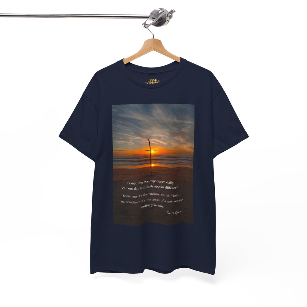 Sunset Beach Quote T‑Shirt — Inspirational Ocean Sunrise Tee - 314 Originals