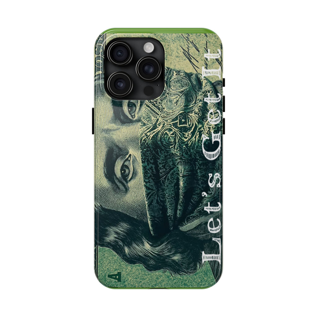 Ben Franklin "Let's Get It" Bandana Design Tough Phone Case Printify Phone Case  314 Originals