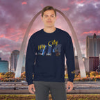 314 City Crewneck Sweatshirt — St. Louis Skyline Graphic - 314 Originals