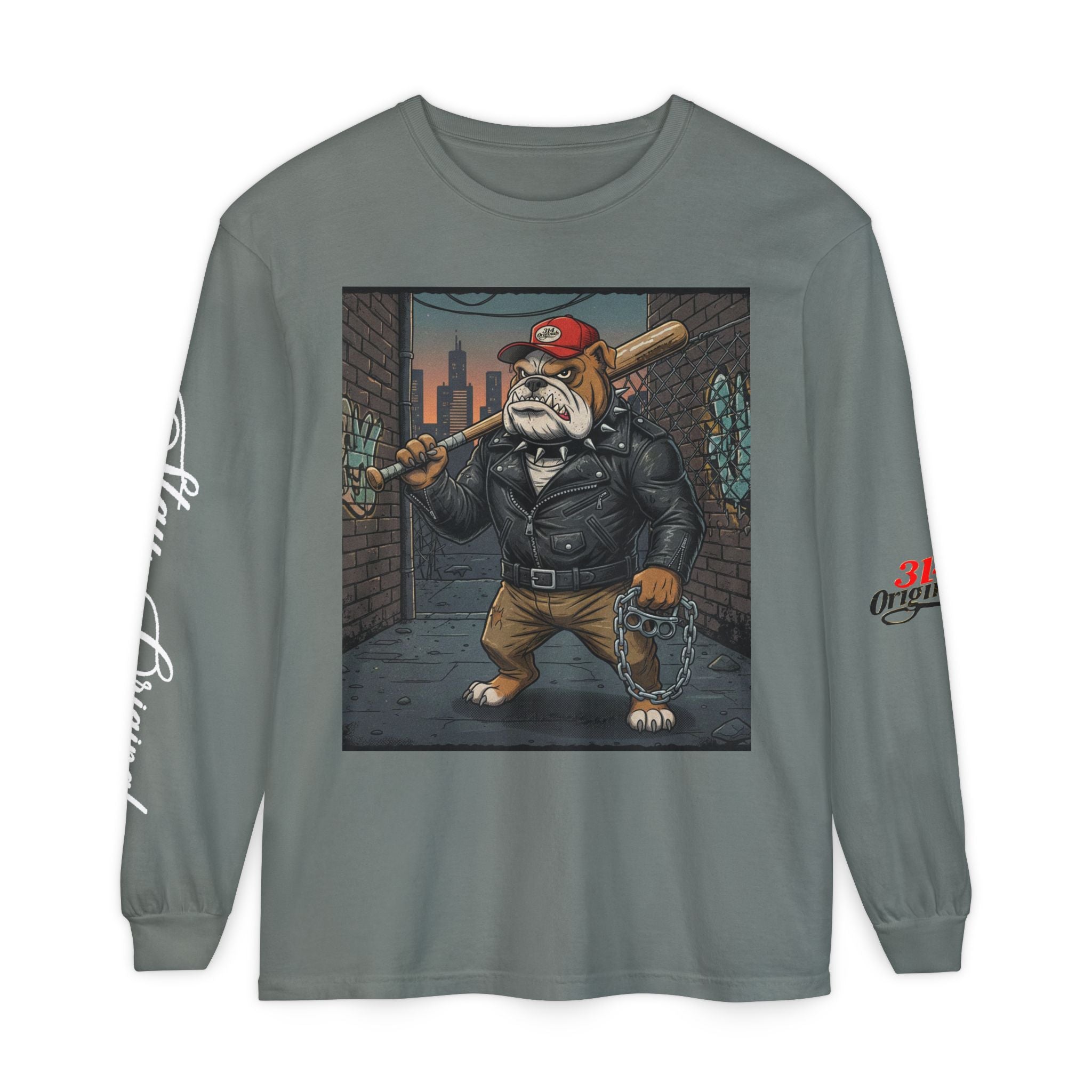 Stay Original Bulldog Brawler Long Sleeve T‑Shirt - 314 Originals