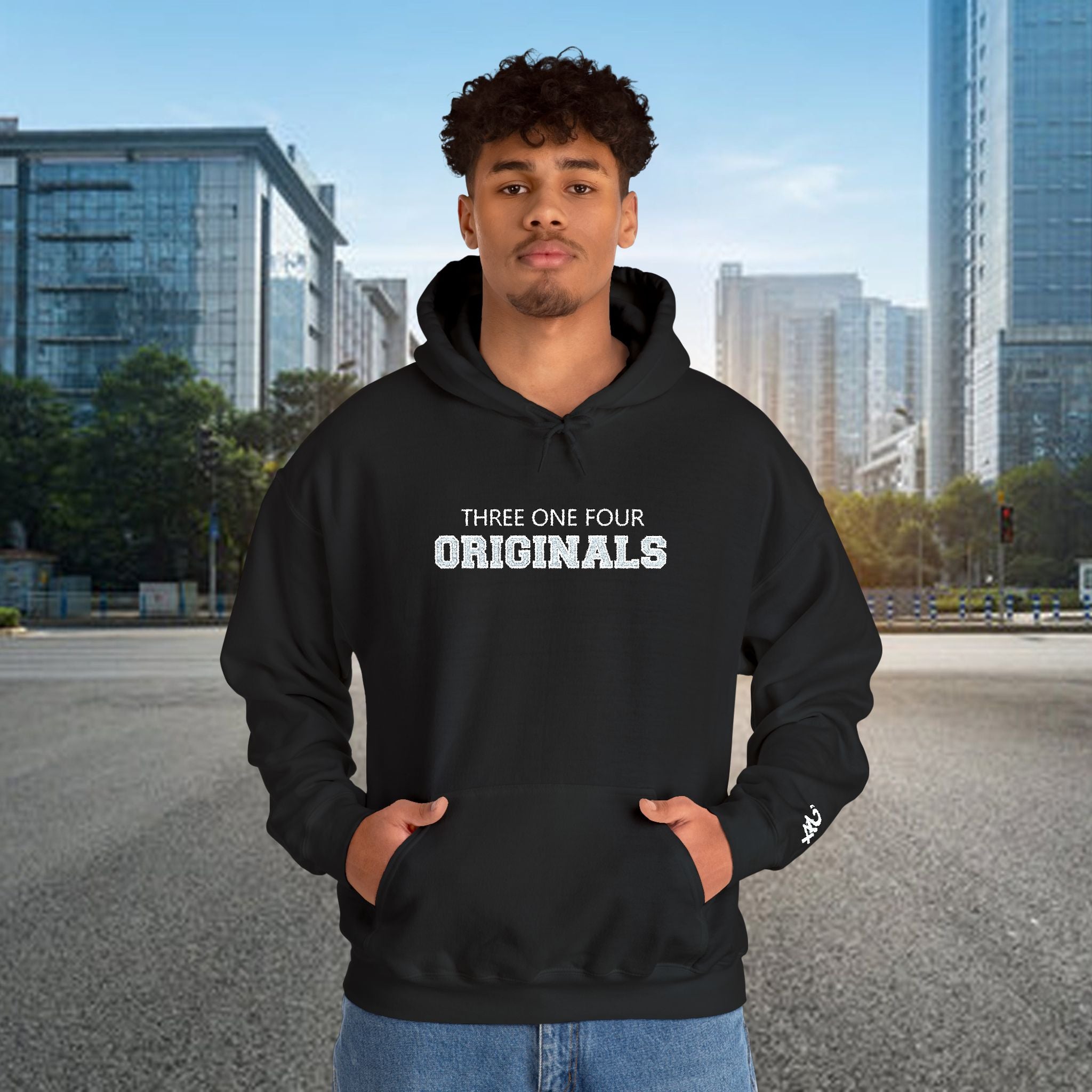 Three One Four Hoodie — Vintage Text - 314 Originals