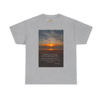 Sunset Beach Quote T‑Shirt — Inspirational Ocean Sunrise Tee - 314 Originals