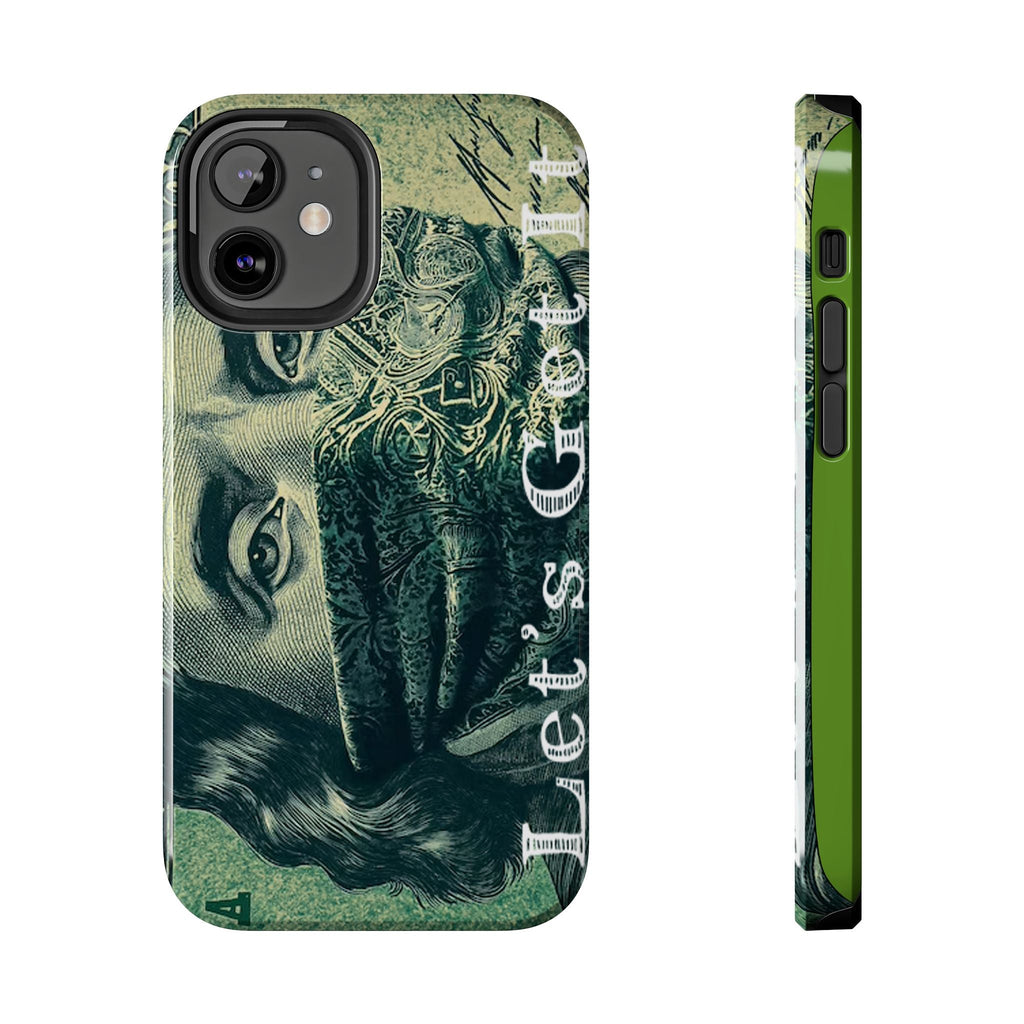 Ben Franklin "Let's Get It" Bandana Design Tough Phone Case Printify Phone Case  314 Originals