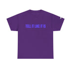 Tell It Like It Is Podcast — Bold Statement Graphic T‑Shirt ("No Scripts… No Filters… No Bullsh*t") Printify T-Shirt  314 Originals