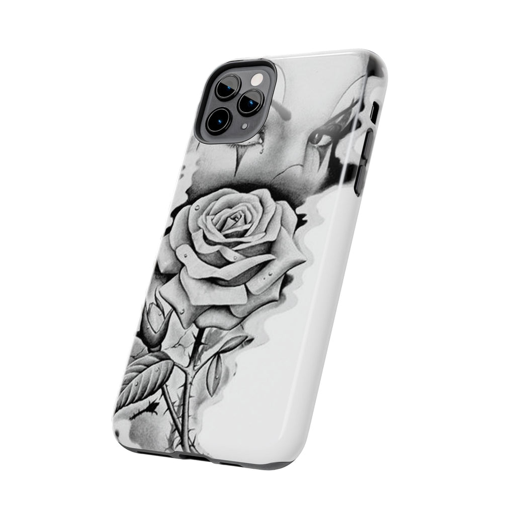 Noir Clown Face with Rose Shockproof Phone Cover - 314 Originals