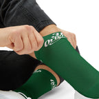 Green Sublimation Socks with '314 Originals' Script — Athletic Crew Socks - 314 Originals