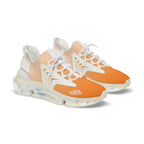 Men's Orange Crush Mesh Sneakers — Lightweight Athletic Shoes