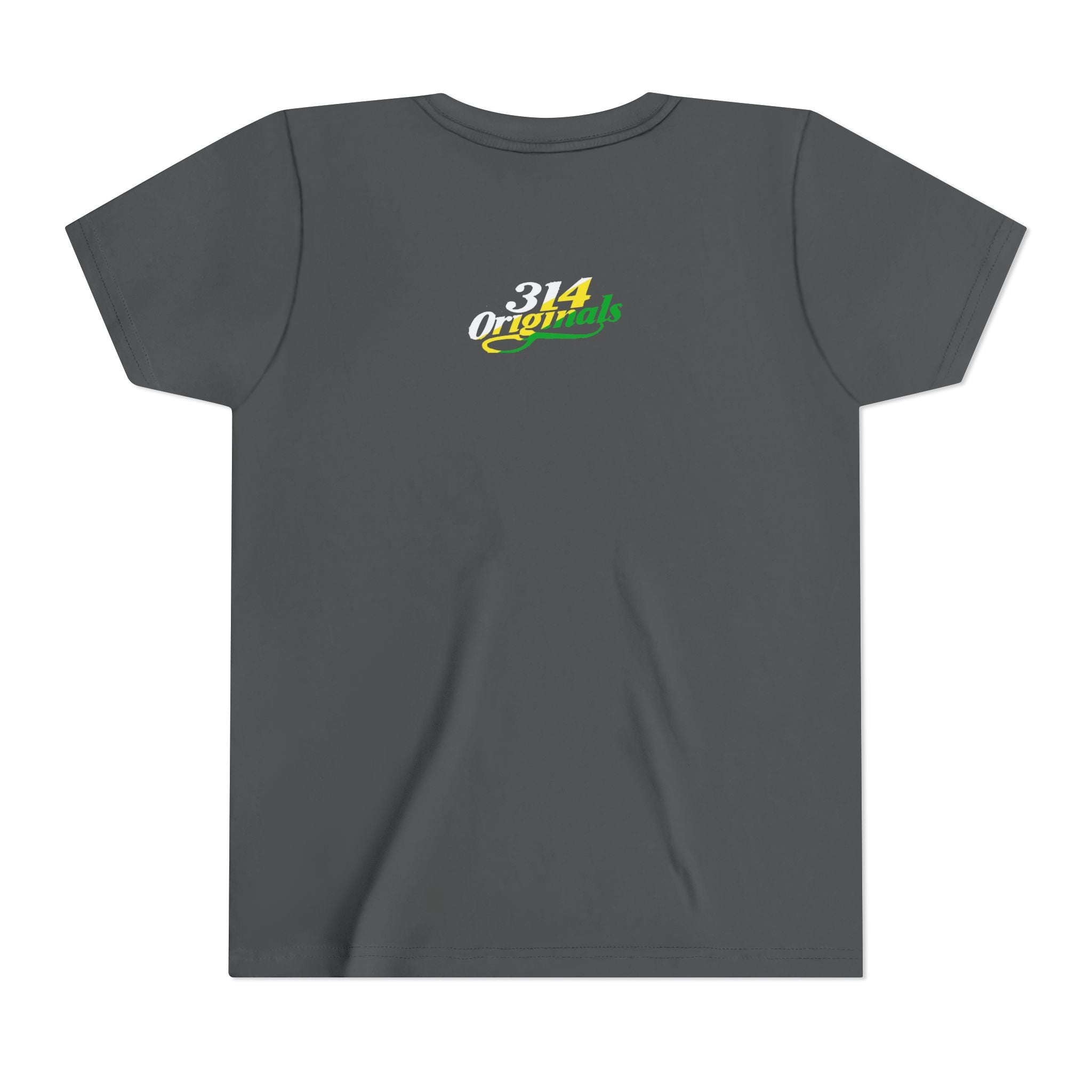 Girl's "Favorite Kid" Retro Yellow & Green Graphic T-Shirt