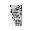 Chicano Clown Rose Temporary Tattoo — Black & Gray Floral Face Art - 314 Originals