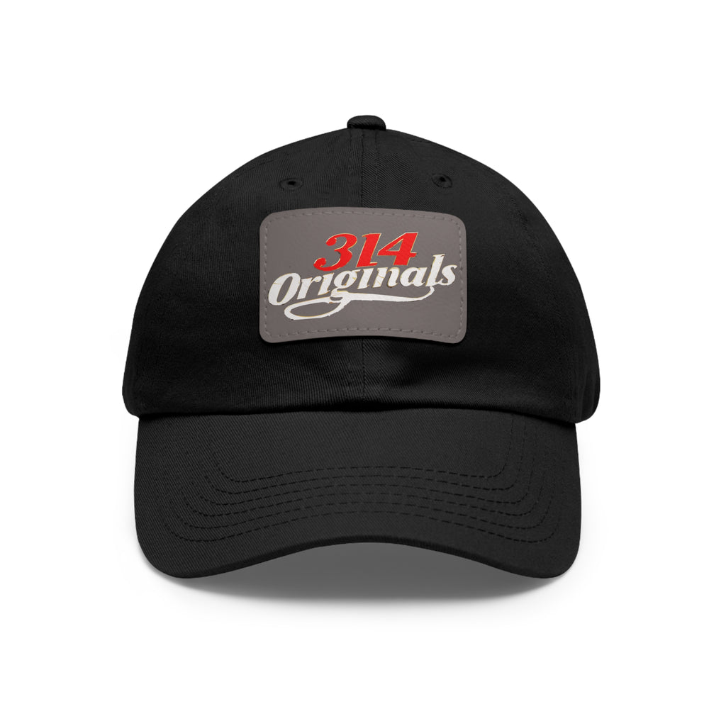 Leather Patch Dad Hat — "314 Originals" Retro Baseball Cap - 314 Originals