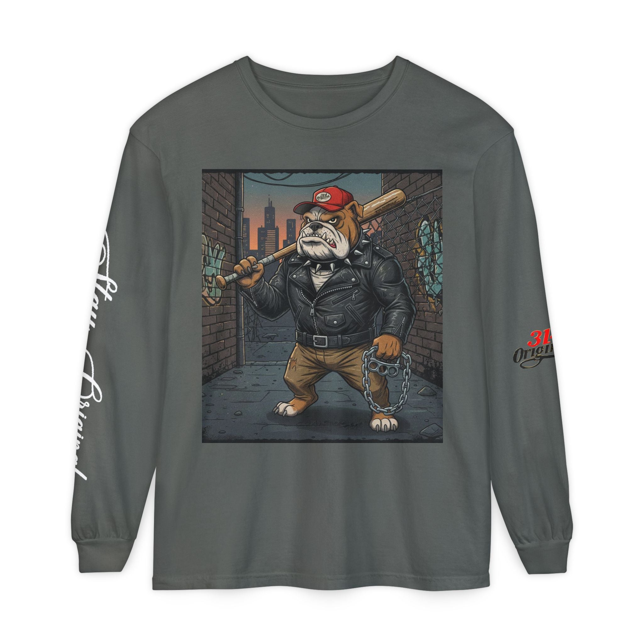 Stay Original Bulldog Brawler Long Sleeve T‑Shirt - 314 Originals