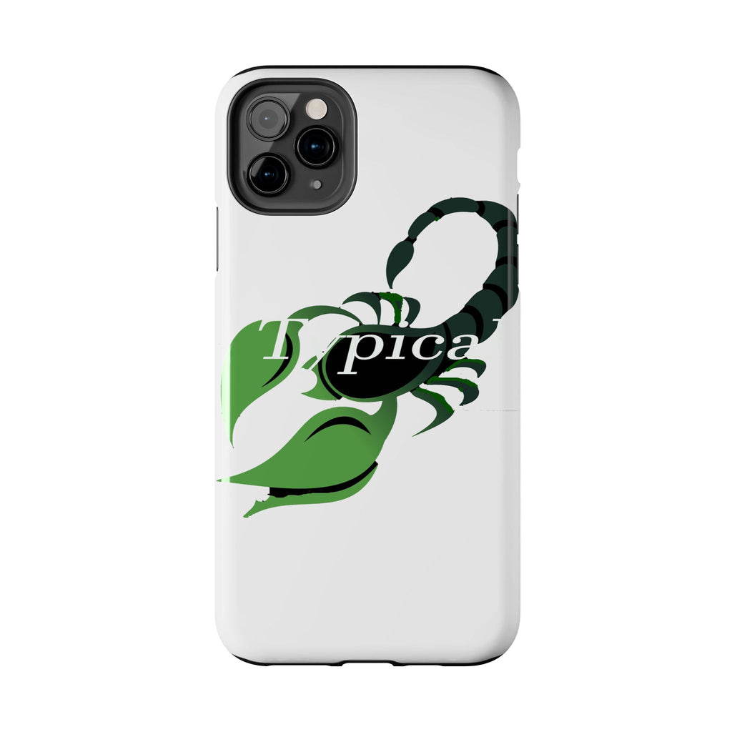 Scorpio Zodiac Tough Phone Case — Green Scorpion "Typical" Design Printify Phone Case  314 Originals
