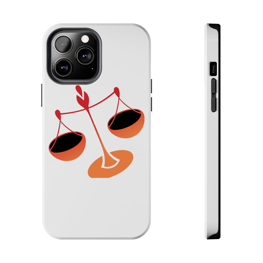 Libra Scales Phone Case — Zodiac Balance Tough Protective Cover Printify Phone Case  314 Originals