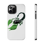 Scorpio Zodiac Tough Phone Case — Green Scorpion "Typical" Design Printify Phone Case  314 Originals