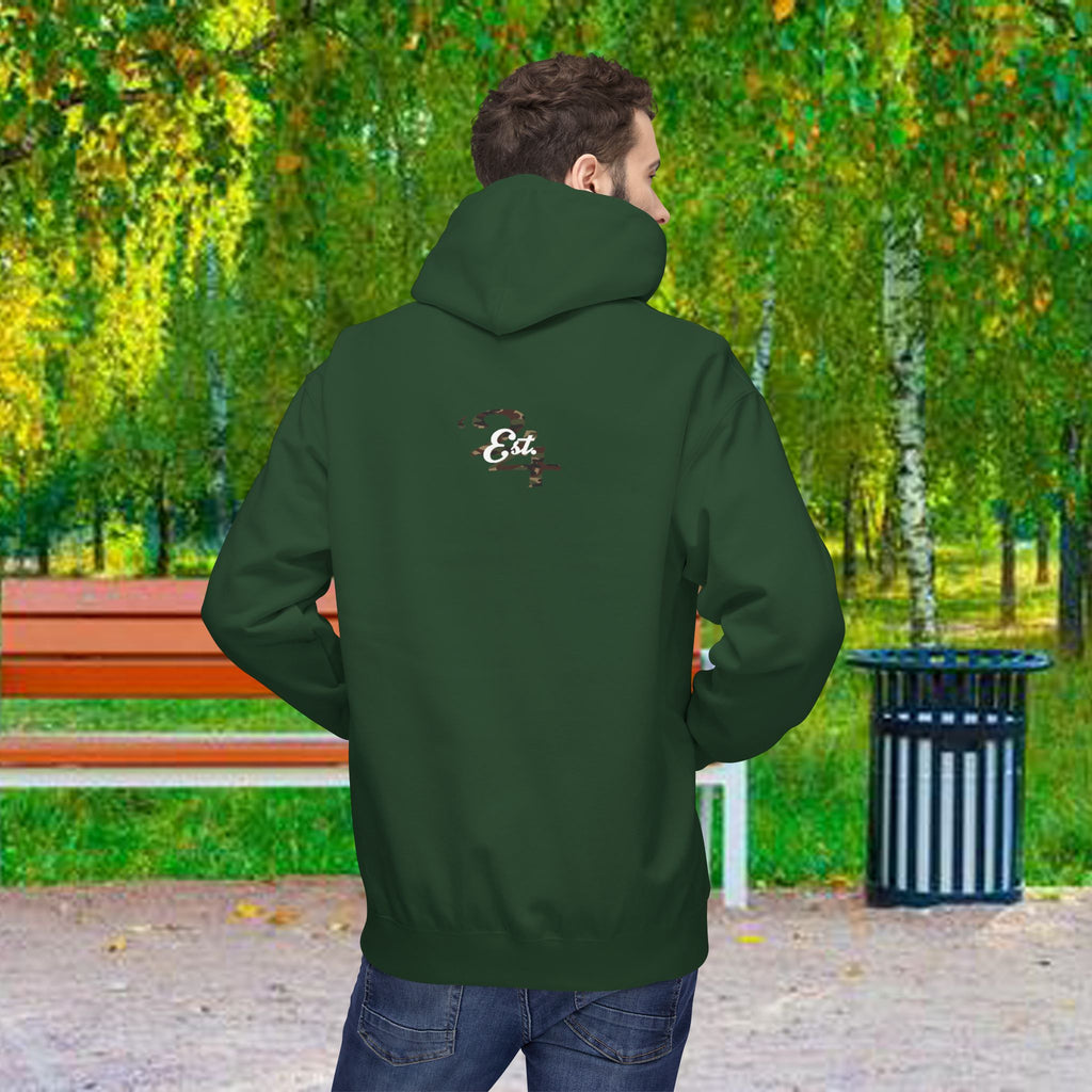 314 Originals Camo Hoodie — Retro Script Logo Pullover - 314 Originals