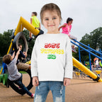 “Mom’s Favorite Kid” Toddler Long Sleeve Tee —  Colorful Rasta Kids Shirt - 314 Originals