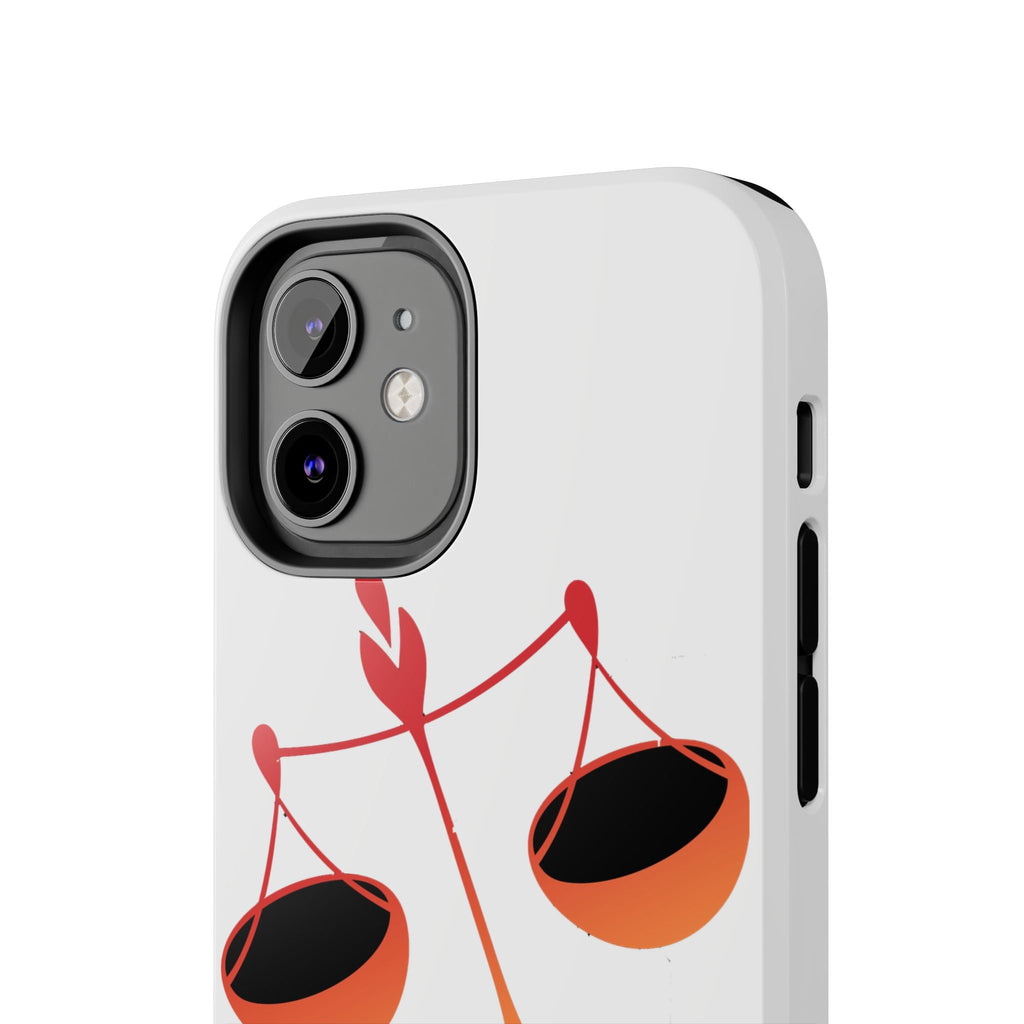 Libra Scales Phone Case — Zodiac Balance Tough Protective Cover Printify Phone Case  314 Originals