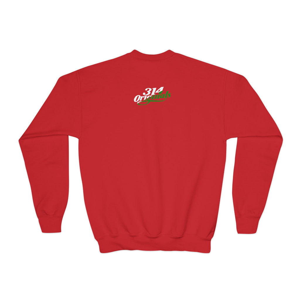 Youth Holiday Sweatshirt "I'm Just Here for the Cookies" – Kids Christmas Cookie Crewneck - 314 Originals