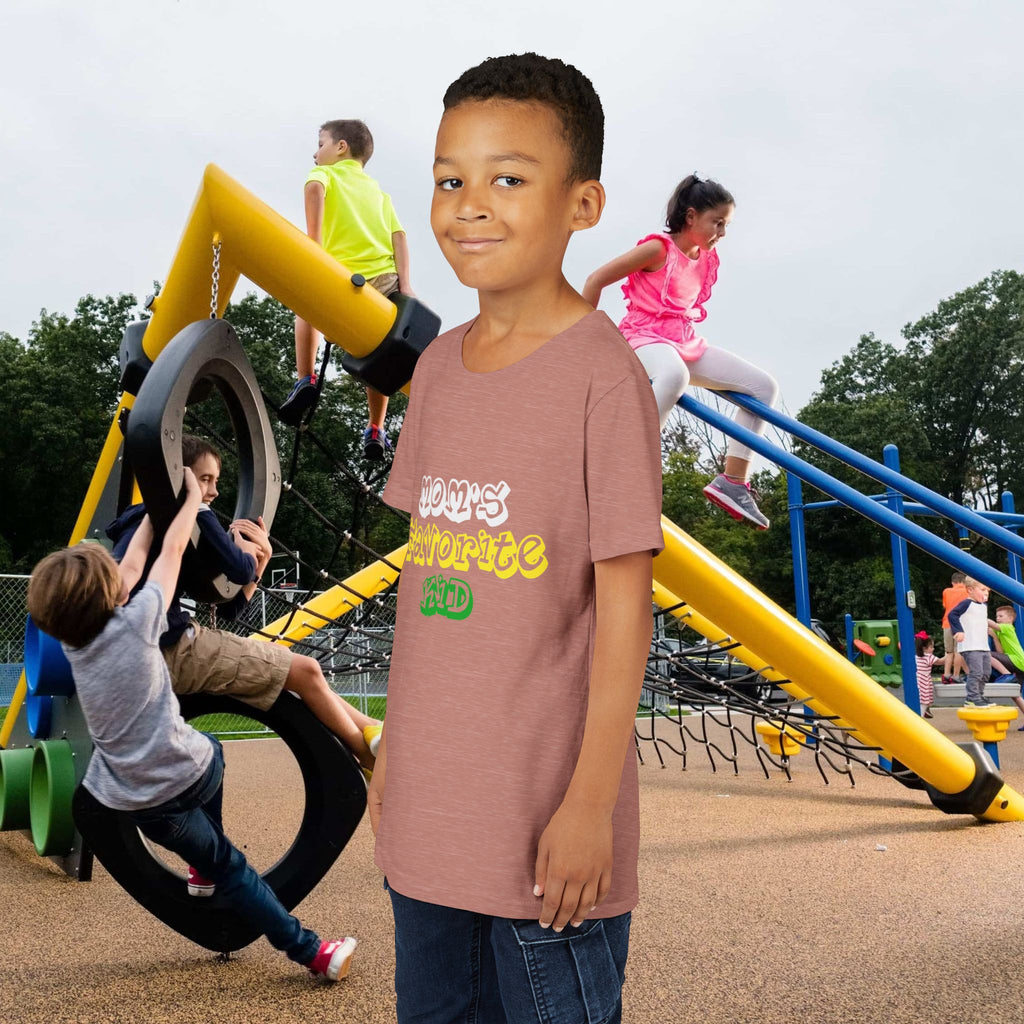 Boys "Favorite Kid" Retro Yellow & Green Graphic T-Shirt - 314 Originals