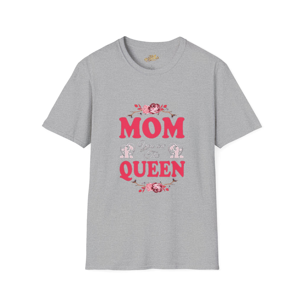 Mom You Are The Queen T‑Shirt — Floral Mother's Day Gift Printify T-Shirt  314 Originals