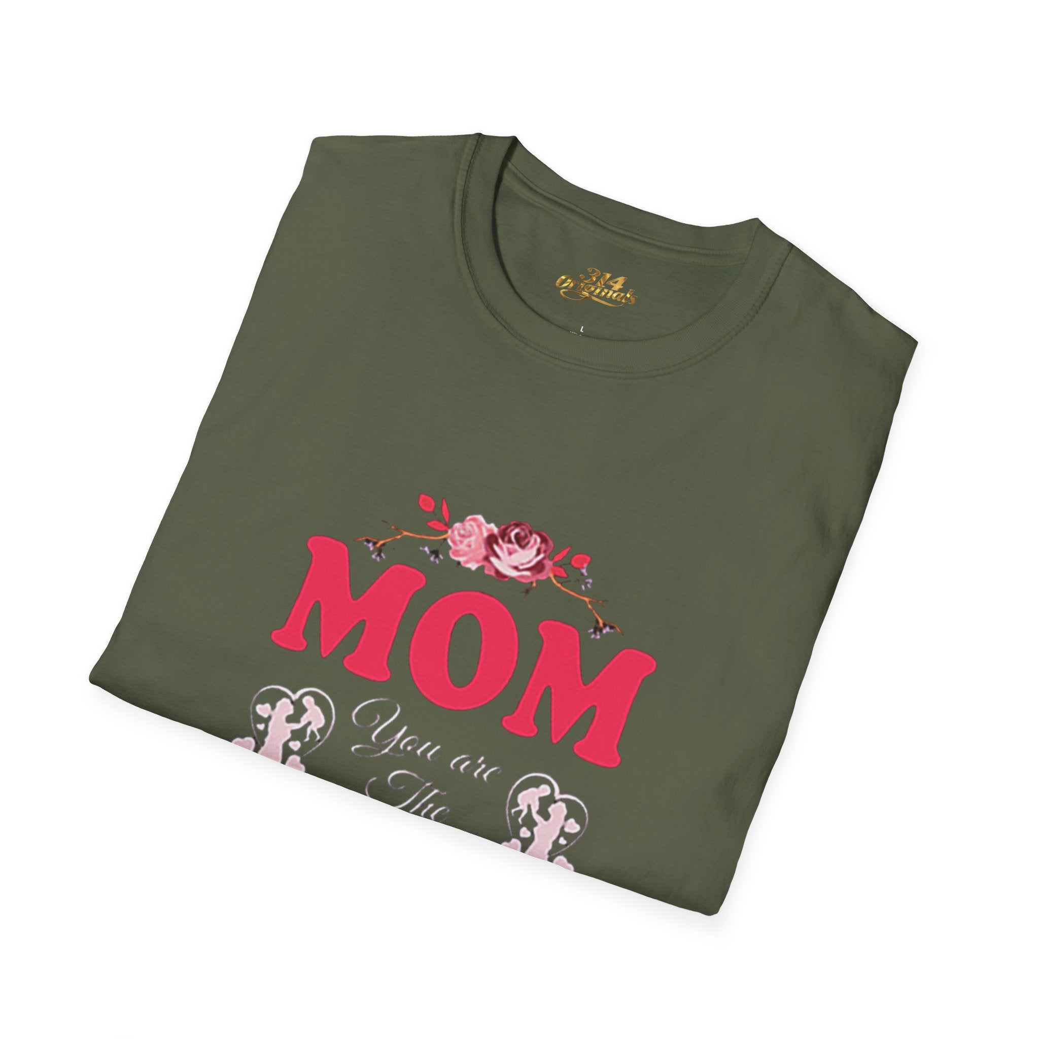 Mom You Are The Queen T‑Shirt — Floral Mother's Day Gift Printify T-Shirt  314 Originals