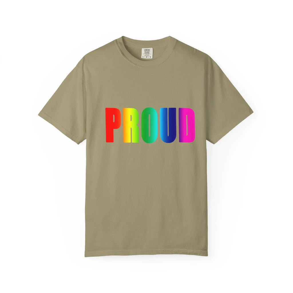 PROUD Garment-Dyed T-shirt Printify