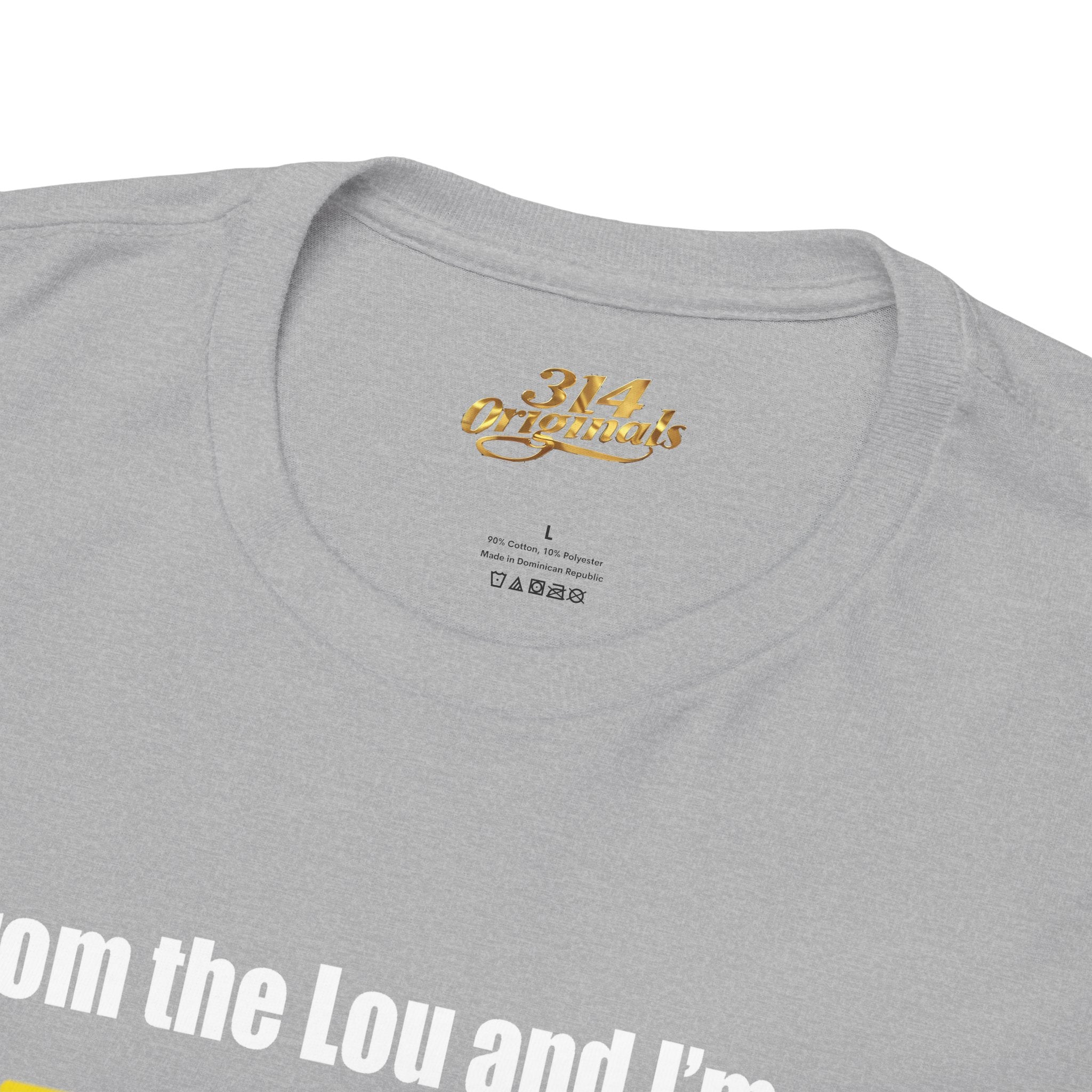 Proud Missouri Flag T-Shirt — "From the Lou and I’m... PROUD" - 314 Originals