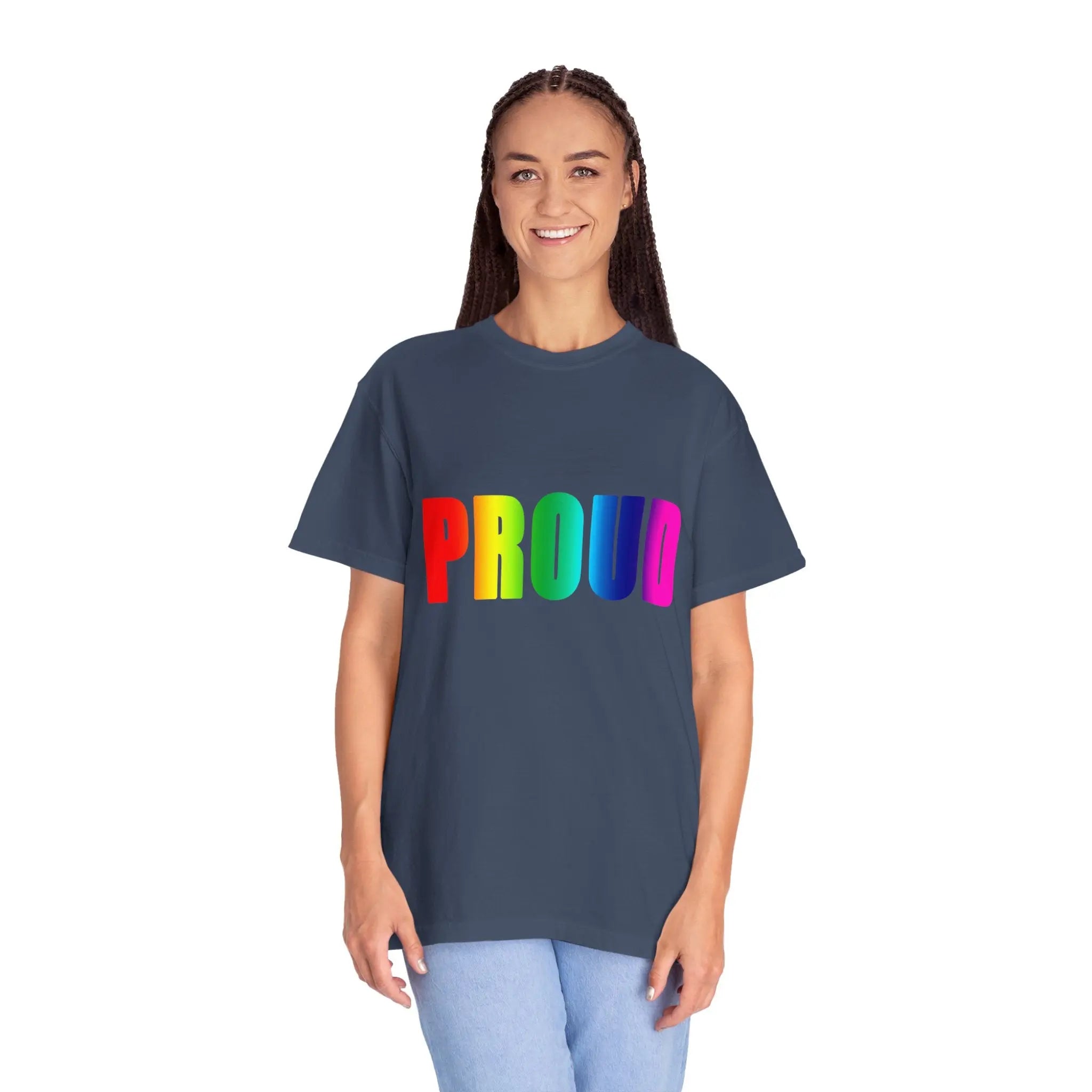 PROUD Garment-Dyed T-shirt Printify