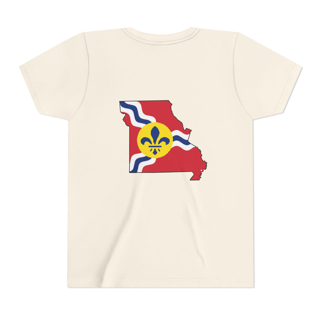 "From the Lou and I'm... Proud" St. Louis Flag Kids Shirt - 314 Originals