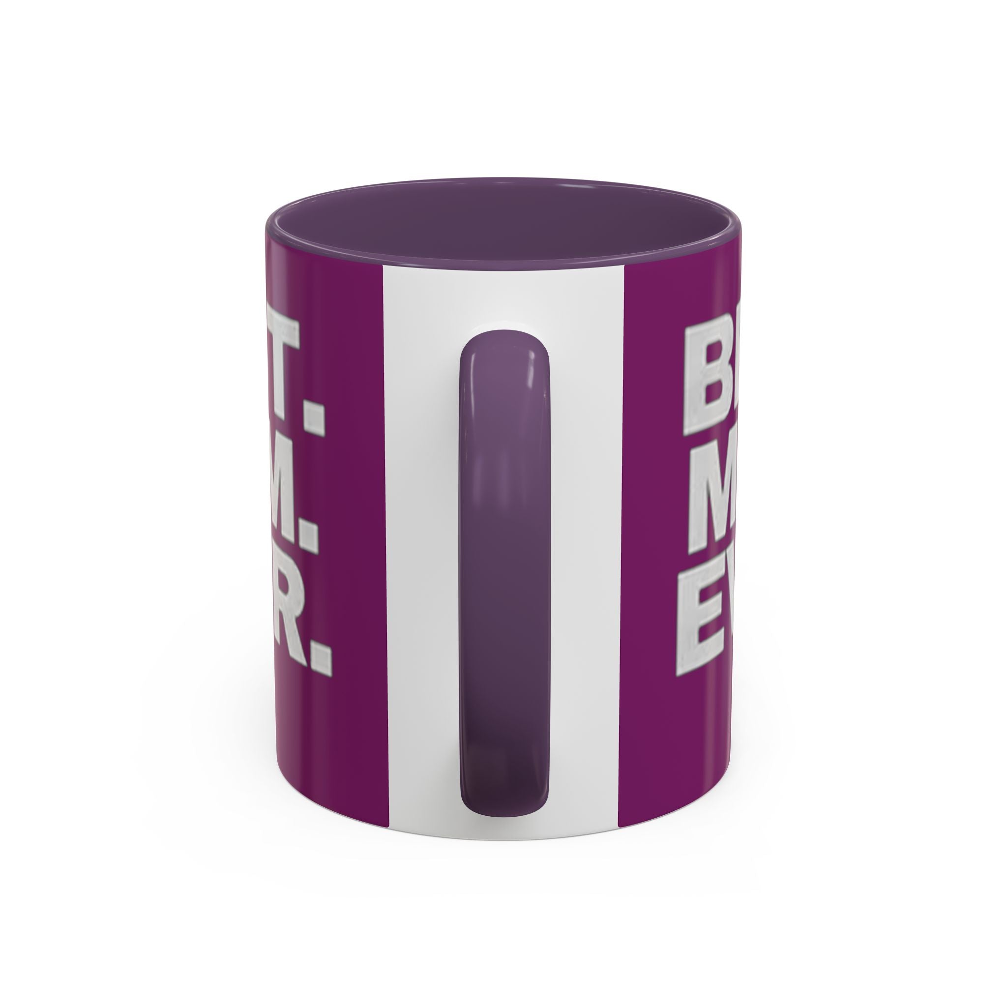 Best. Mom. Ever. Purple Accent Coffee Mug Printify Mug  314 Originals