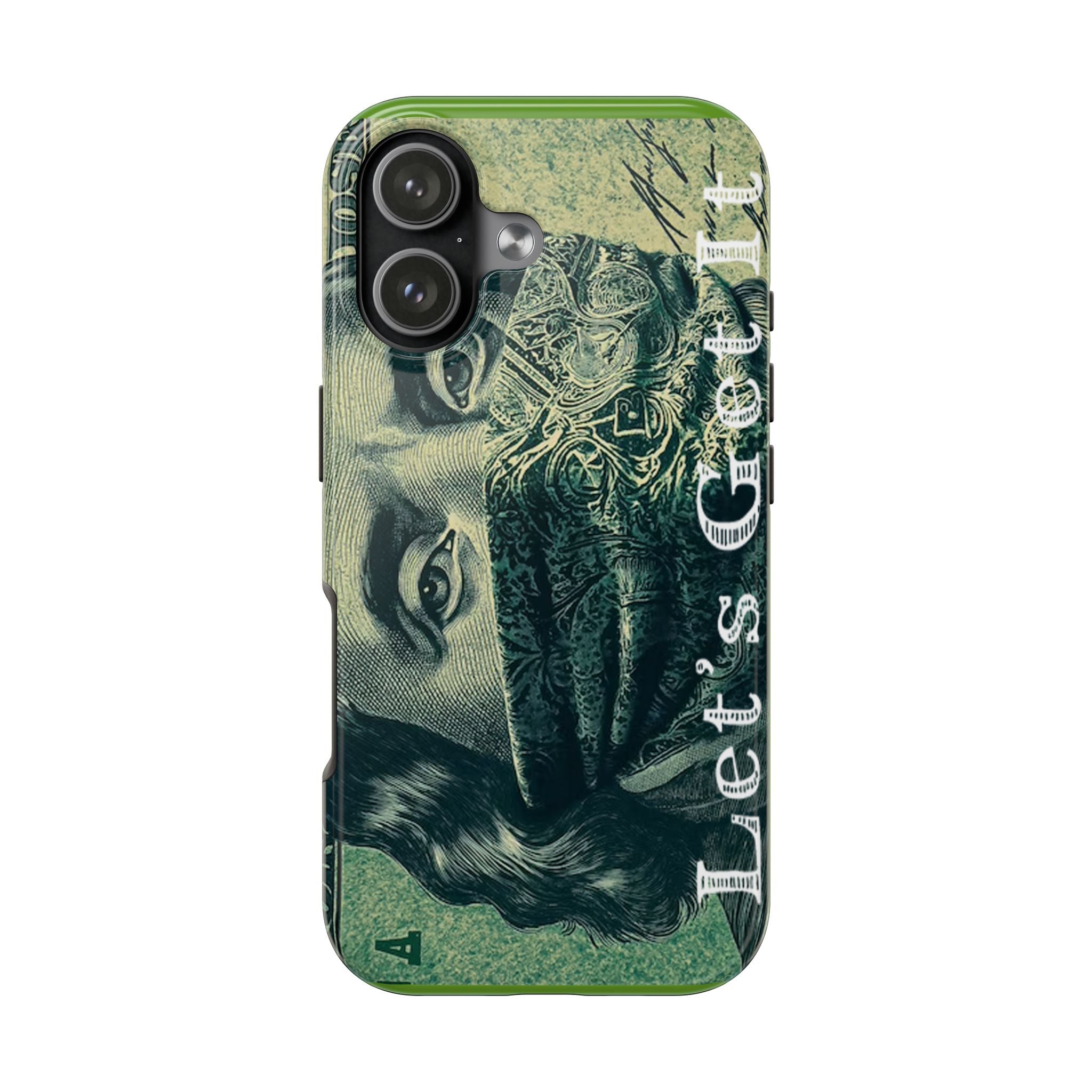 Ben Franklin "Let's Get It" Bandana Design Tough Phone Case Printify Phone Case  314 Originals